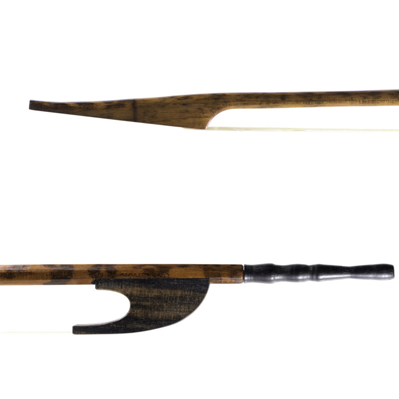Giglierano Bass Viol Bow - Marais Style - Snakewood and Ebony