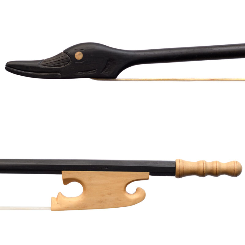 Giglierano Bass Viol Bow – Tielke inspired – Ebony and Boxwood