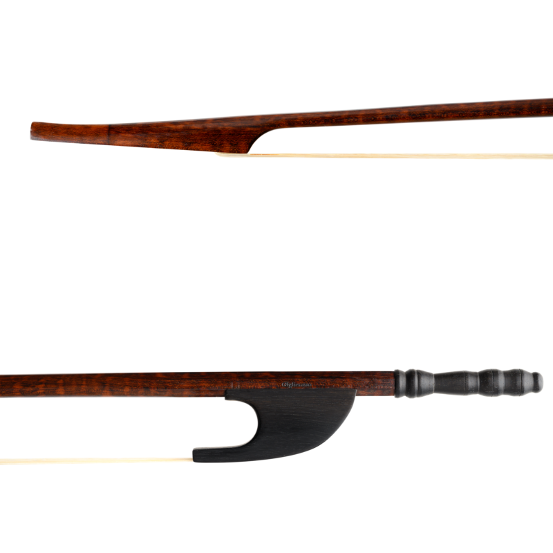 Giglierano Pardessus Bow - Marais Style - Snakewood and Ebony