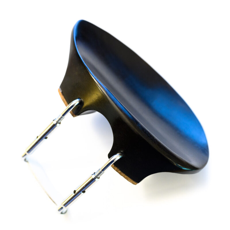 Center Mount Chinrest - Ebony - Violin/Viola