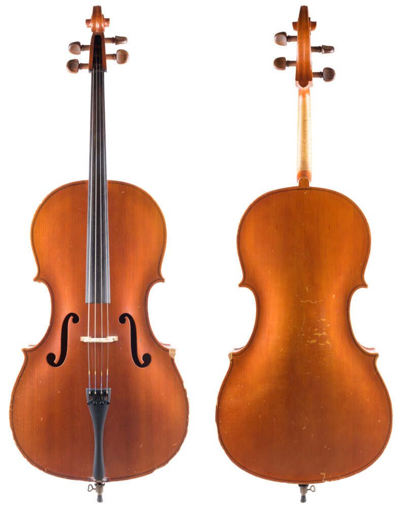 Scherl & Roth Cello (1979) - Cello (4/4), Bow, and Cloth Case