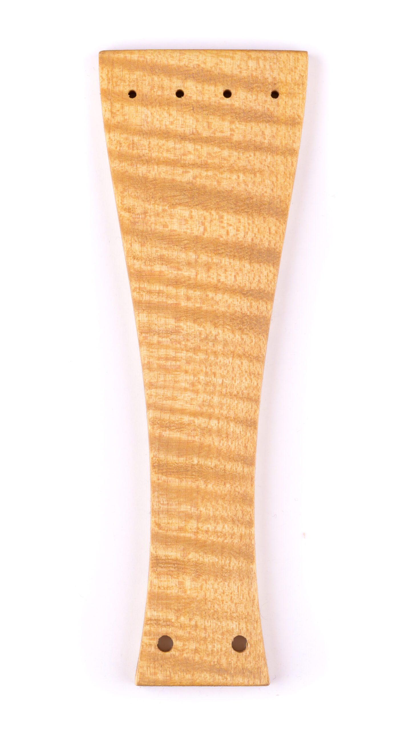 Baroque Tailpiece - Flamed Maple, Curved Sides